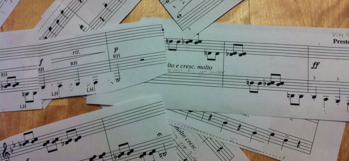 Memory flashcards for musical form